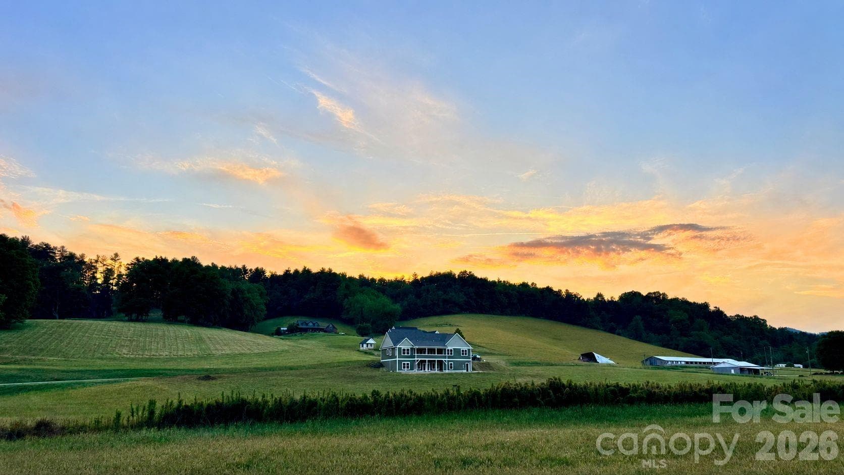 1060 California Creek Rd, set in the rolling hills of Mars Hill. - 1060 California Creek Road, Mars Hill