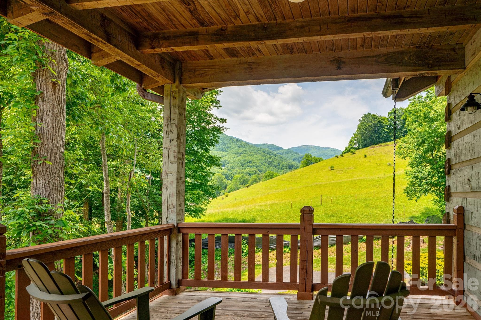 Pastoral Mountain Views from the covered porch - Waynesville