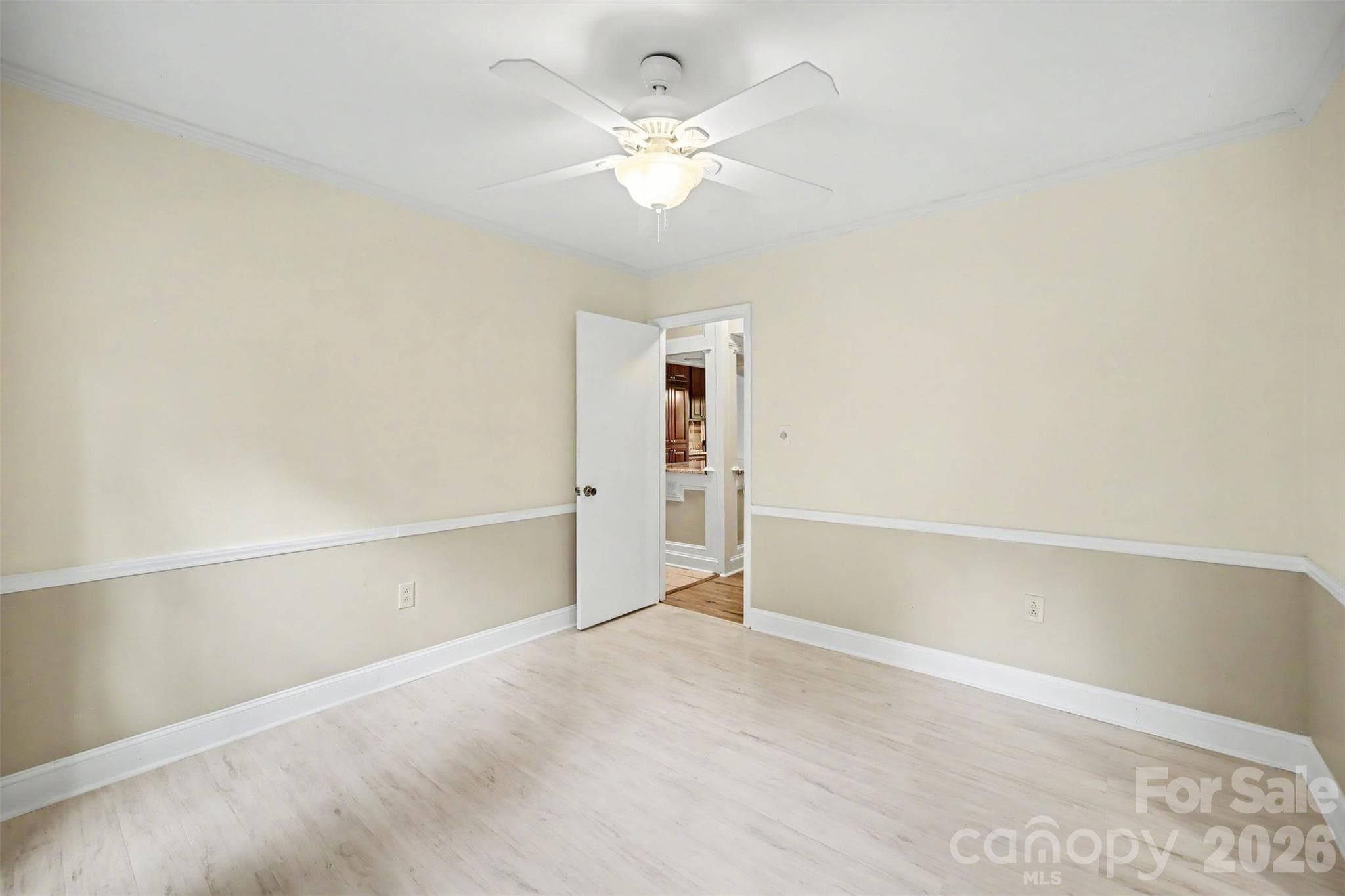 Dining Room enters into Kitchen - 8644 Kirchenbaum Drive, Charlotte