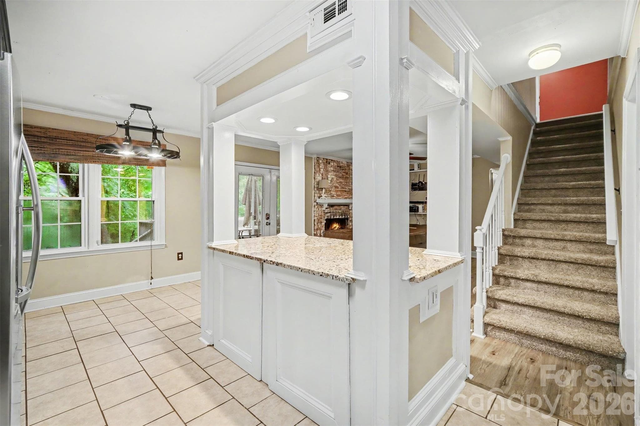 Kitchen featuring Island - 8644 Kirchenbaum Drive, Charlotte