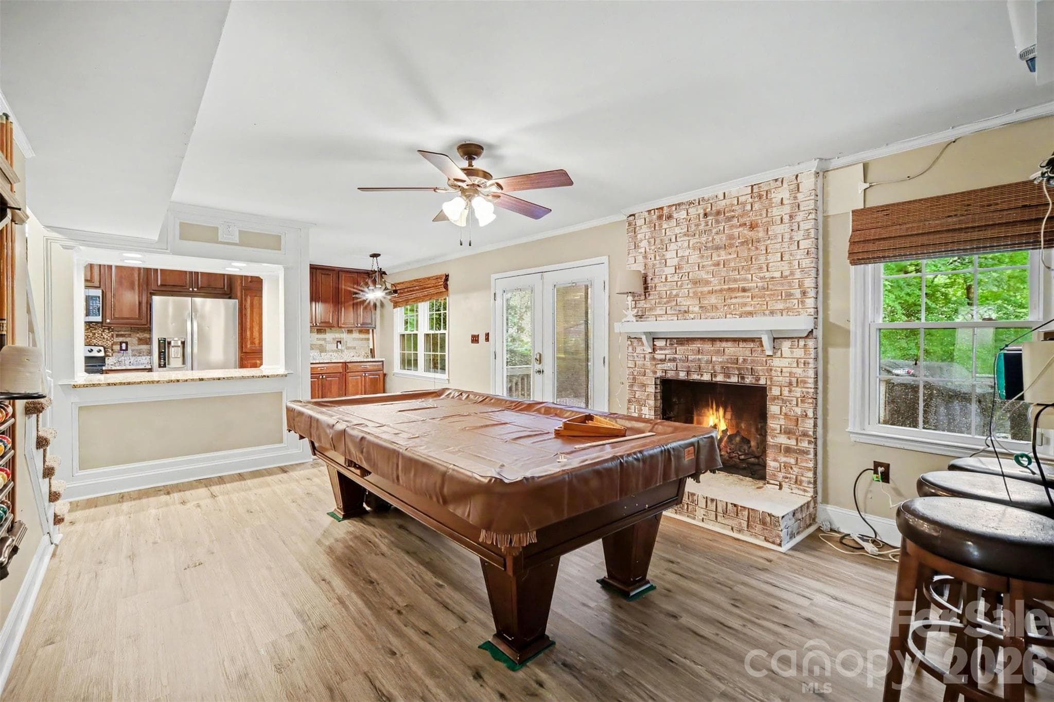 Great Room Opens onto Back Deck - 8644 Kirchenbaum Drive, Charlotte