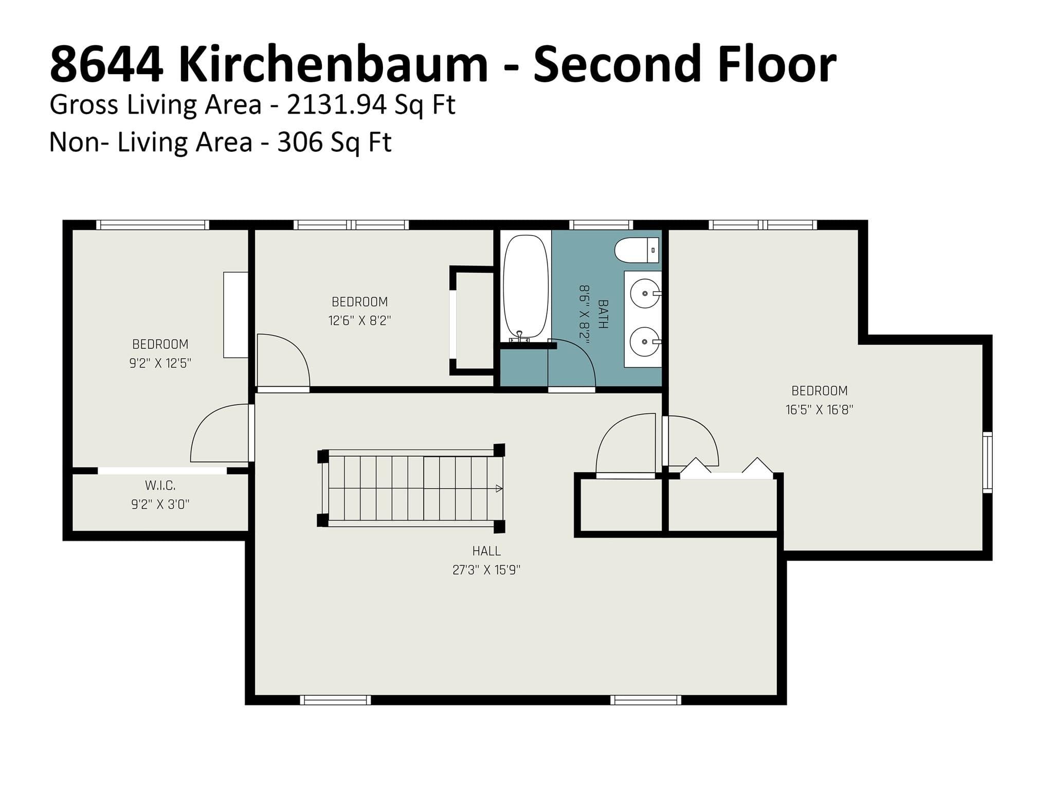 Second Floor - 8644 Kirchenbaum Drive, Charlotte