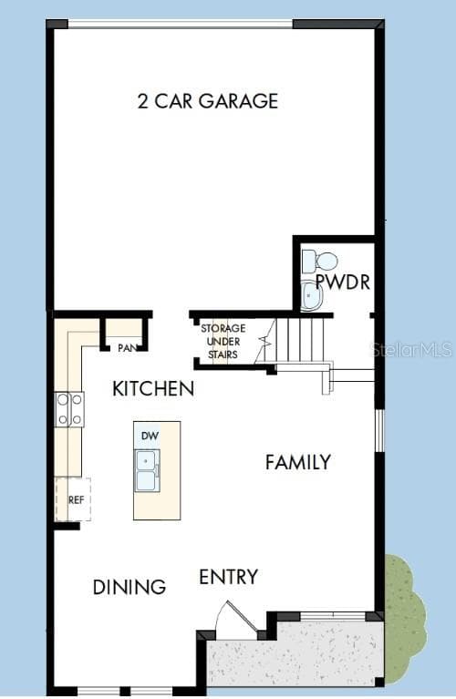 Floor Plan First Floor - 3550 CASPIAN CHERVIL ST, WESLEY CHAPEL