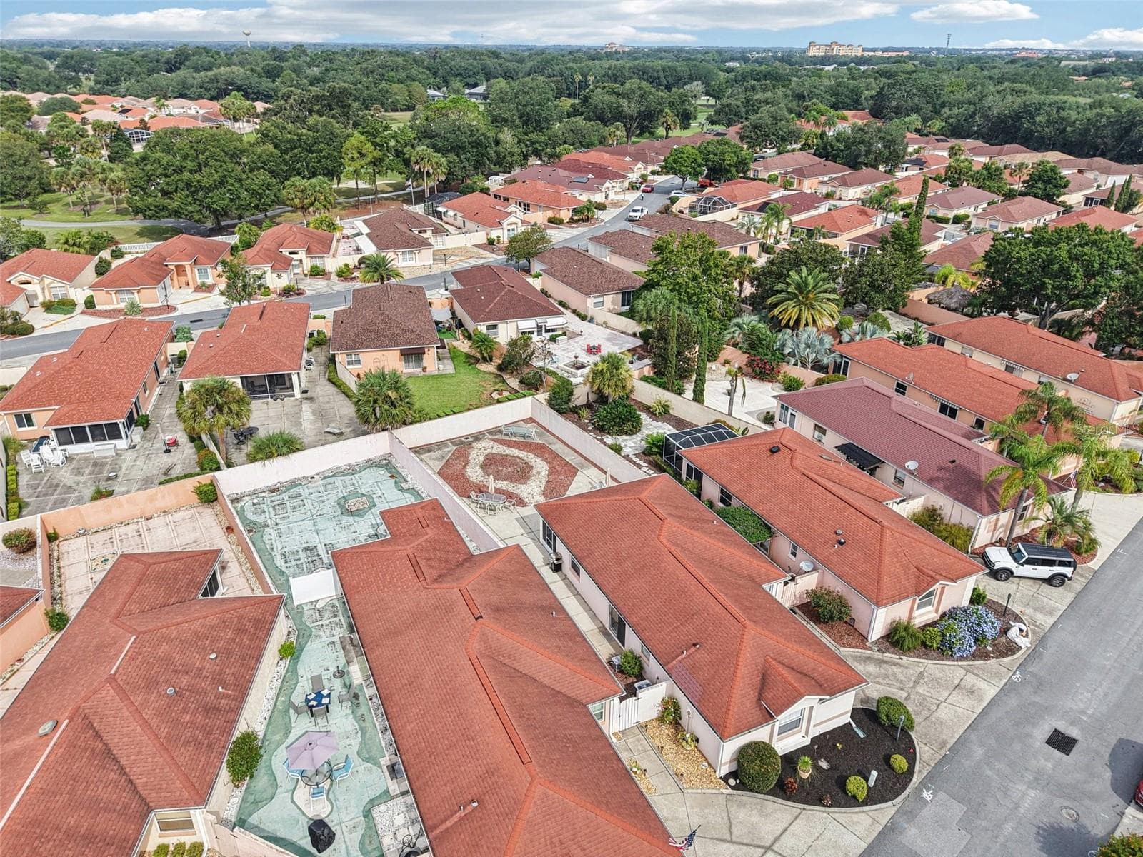 Aerial Left Front - 914 MENDOZA BLVD, LADY LAKE