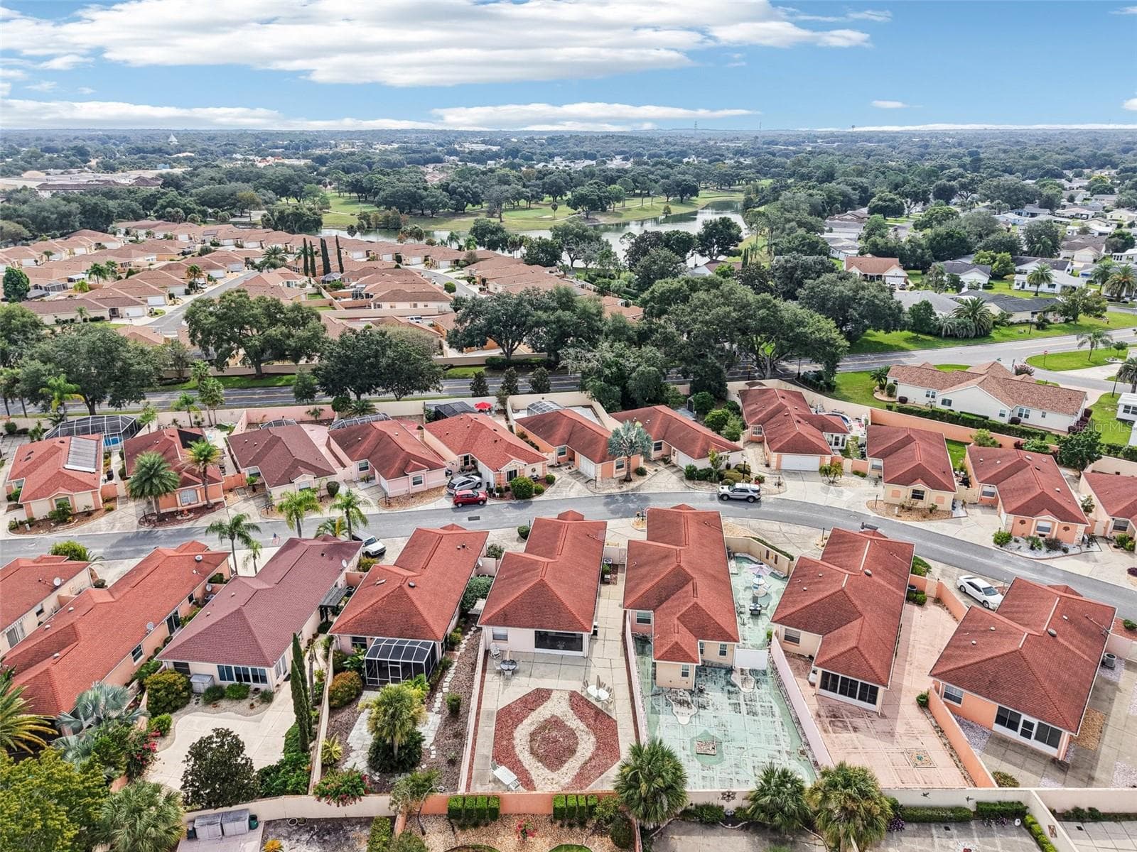 Aerial Back - 914 MENDOZA BLVD, LADY LAKE