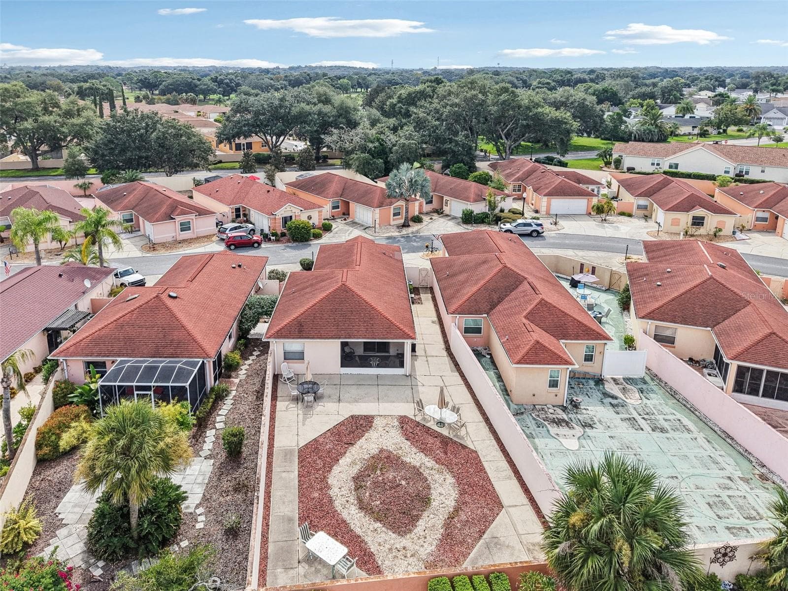 Aerial Back - 914 MENDOZA BLVD, LADY LAKE