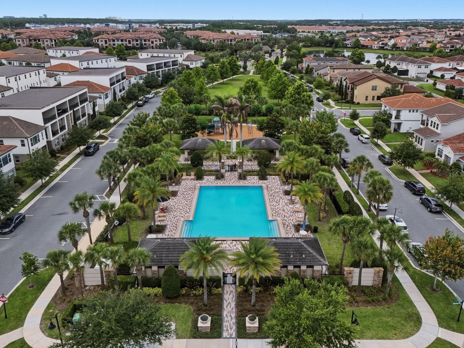 Community pool directly across the street - 9448 MERE PKWY, ORLANDO