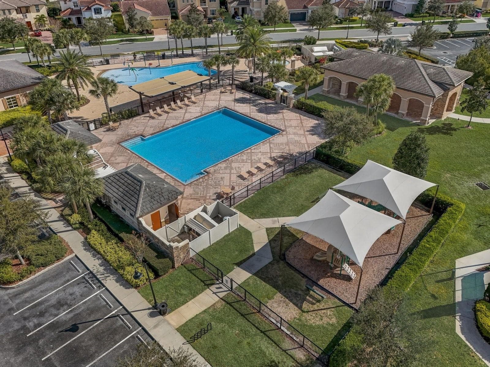 Community pools and playground - 9448 MERE PKWY, ORLANDO