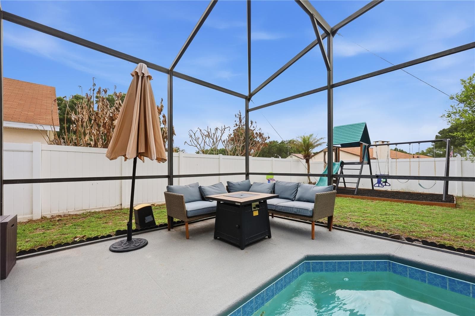 Screened Back Patio - 3097 BUCKEYE POINTE DR, WINTER HAVEN