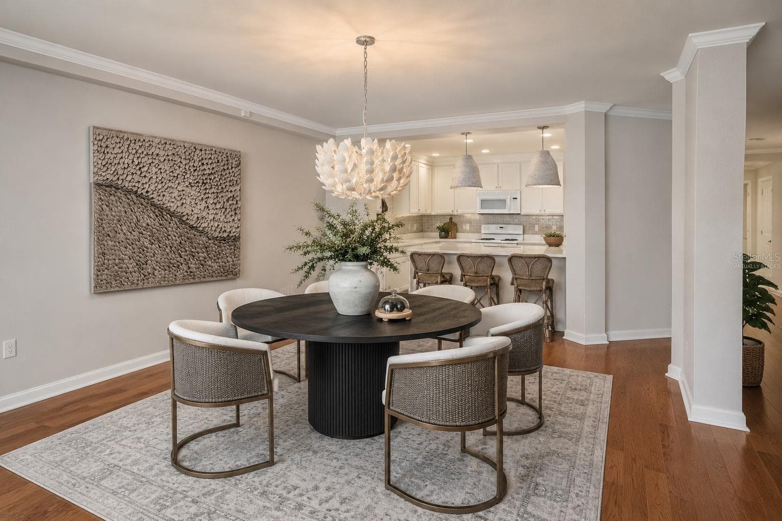 Virtually Staged Dining Area - 200 121ST AVE #103, TREASURE ISLAND