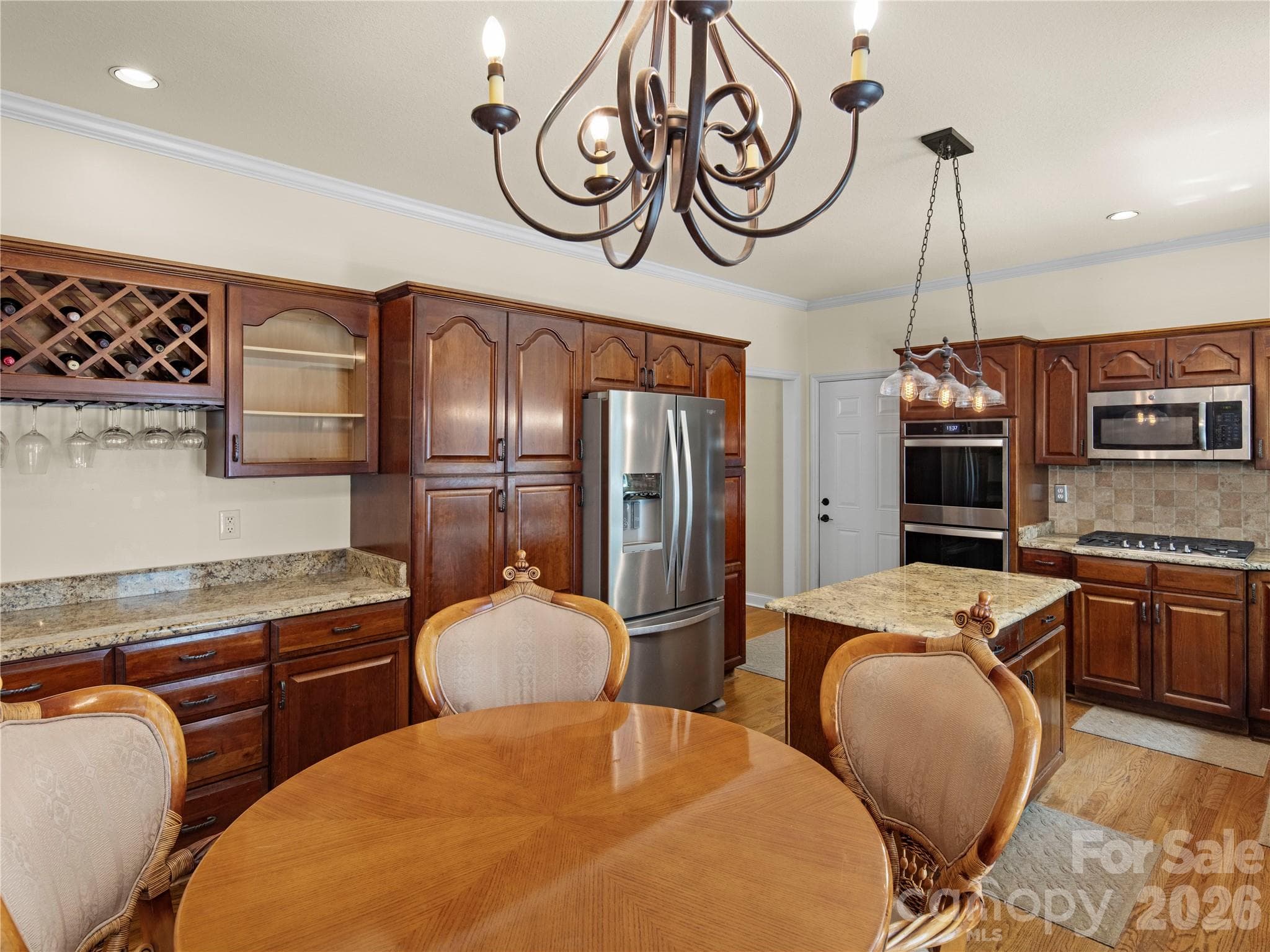 Open kitchen and eating area - 105 Braeside Circle, Asheville