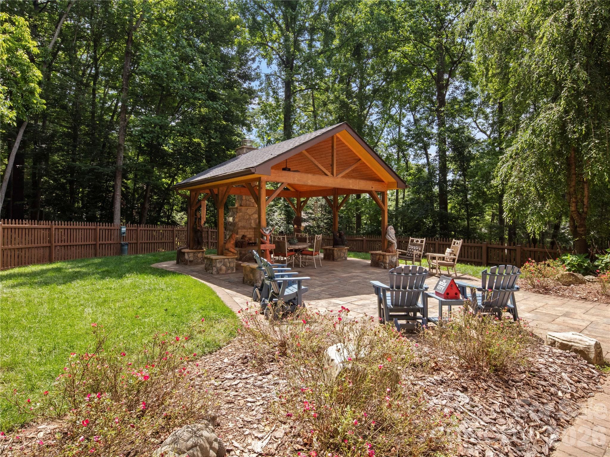 New stone pavers - 105 Braeside Circle, Asheville