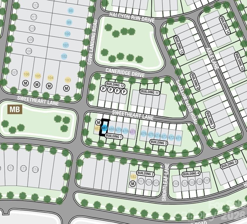 21209 Lake Run Drive Site Map - Charlotte