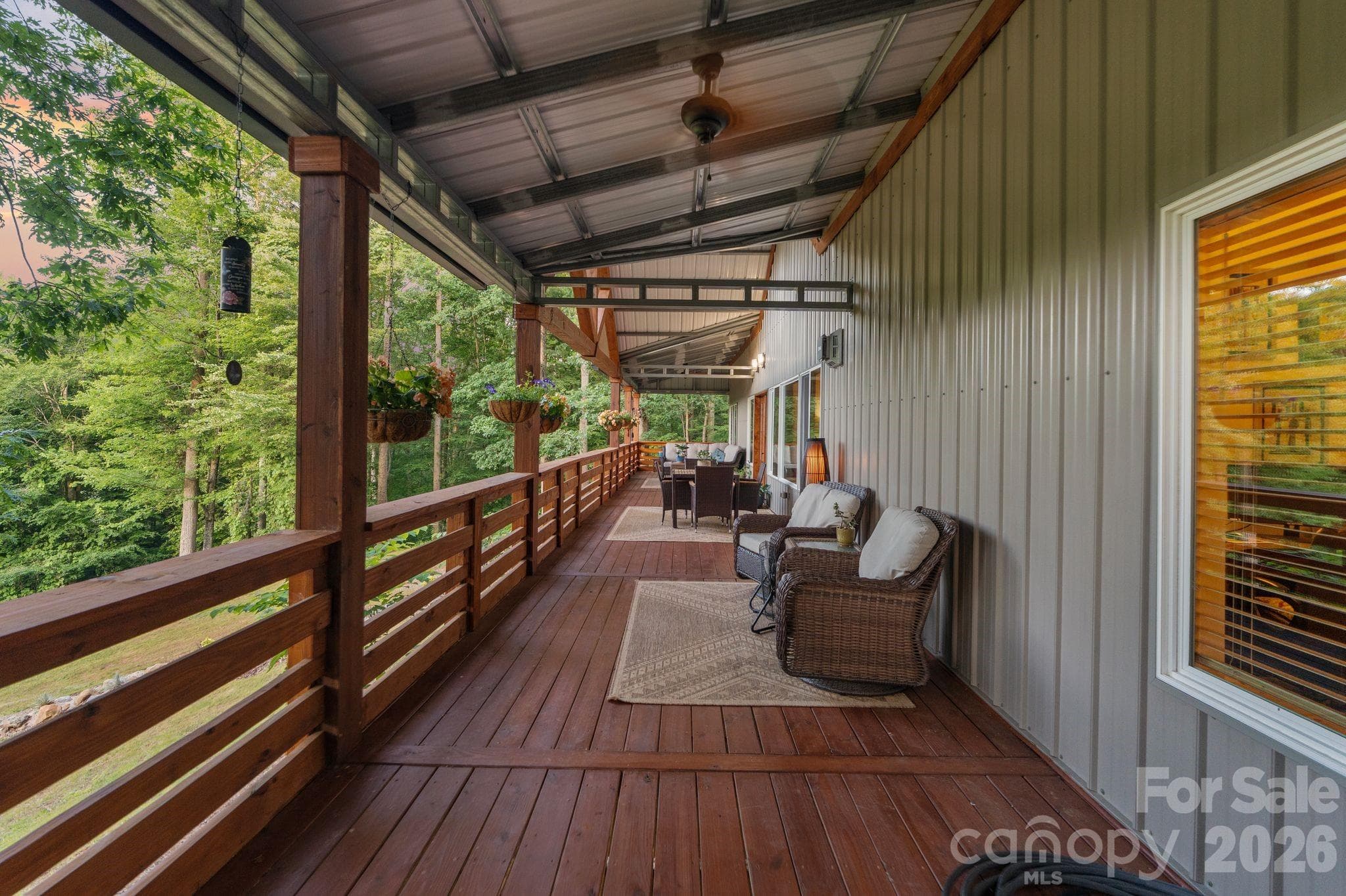 Barndominum porch - Davidson