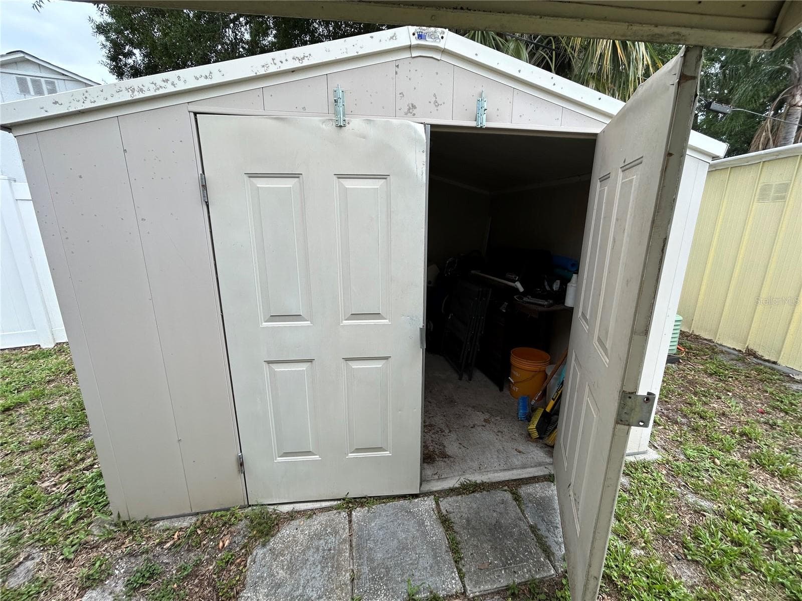 Shed in Backyard - 12674 SEMINOLE BLVD #S18, LARGO