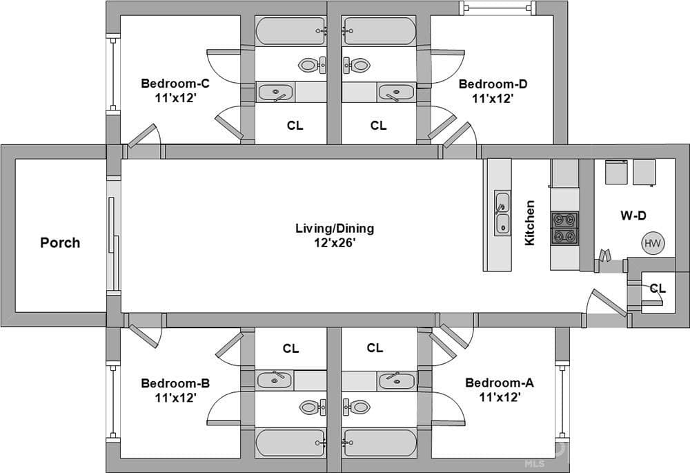 Condominium at 9539 University Terrace Drive, Charlotte, photo 2 of 2