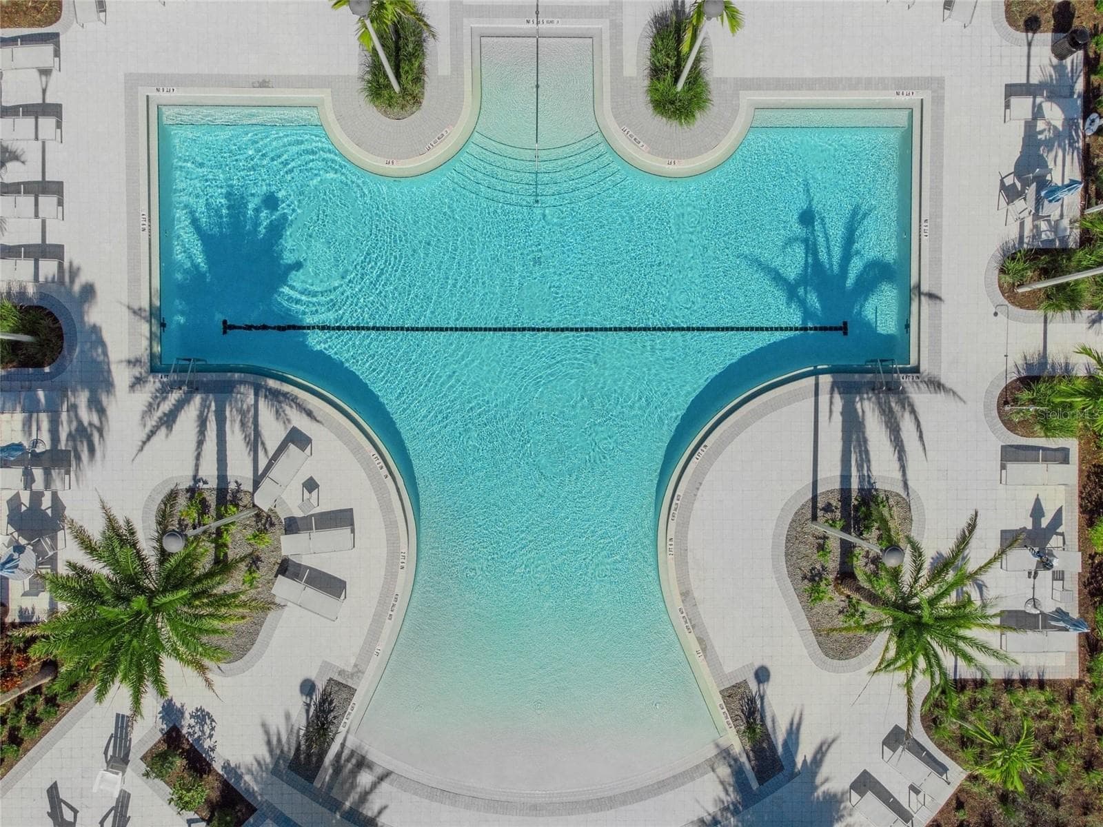 Zero entry heated pool - 5773 LONG SHORE LOOP, SARASOTA