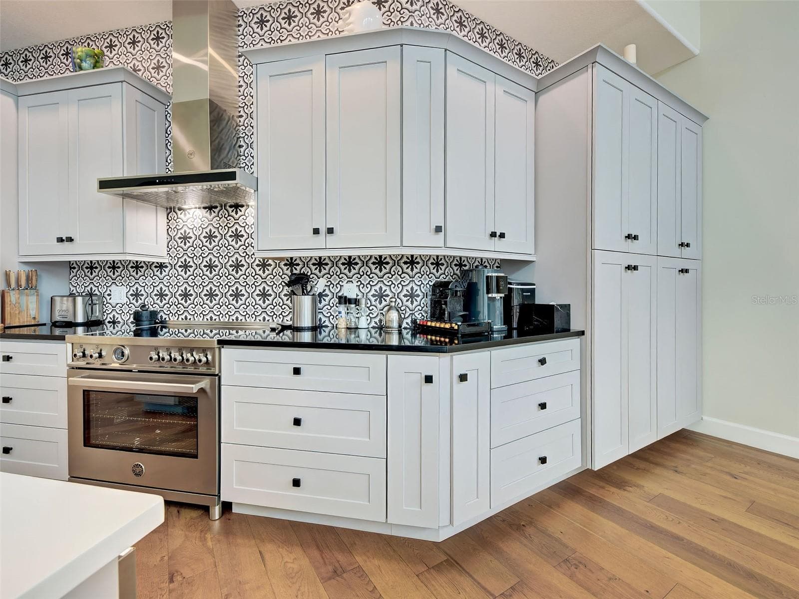 The wrap-around cabinets and counter ensure ample storage space. - 5026 HANGING MOSS LN, SARASOTA