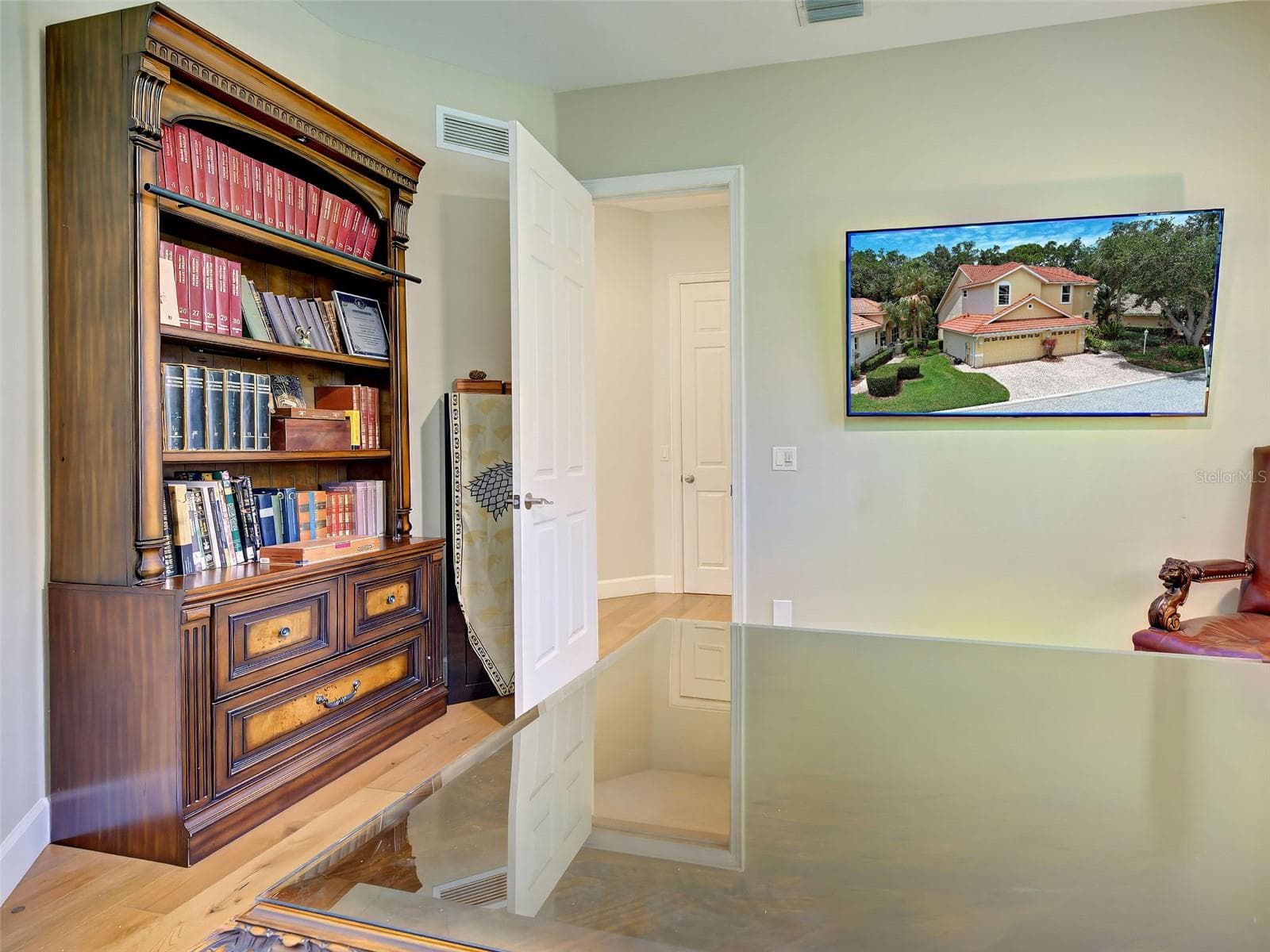 Flex space looking out to hallway. - 5026 HANGING MOSS LN, SARASOTA