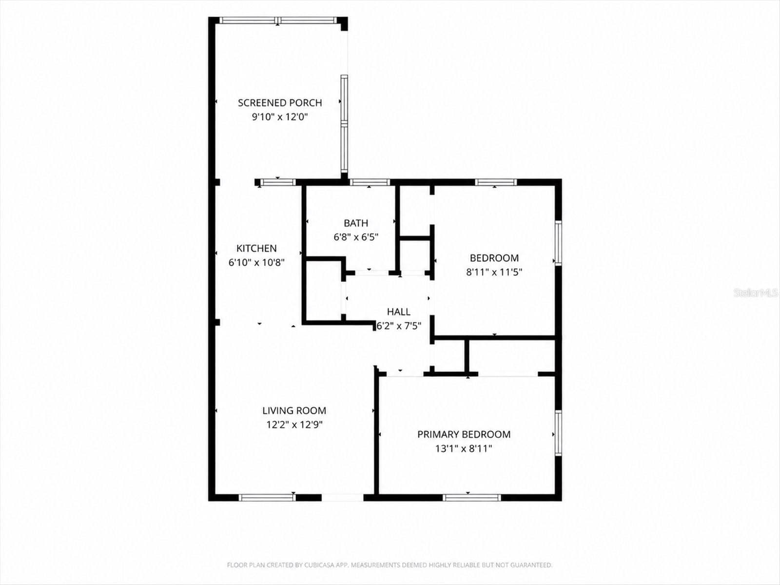 Unit A floor plan - 232 NORTHSHORE DR #A & #B, ORMOND BEACH