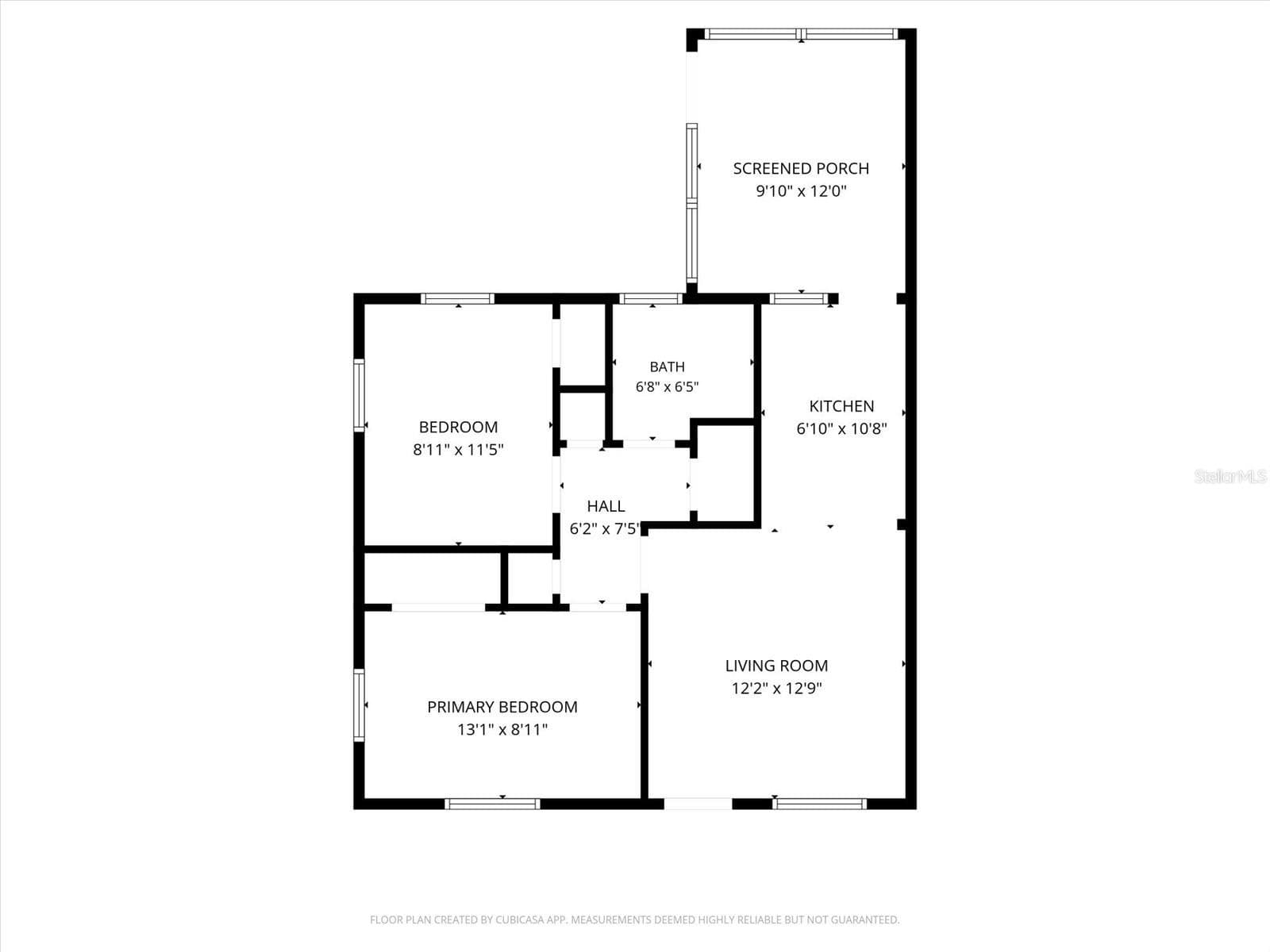 Unit B floor plan - 232 NORTHSHORE DR #A & #B, ORMOND BEACH