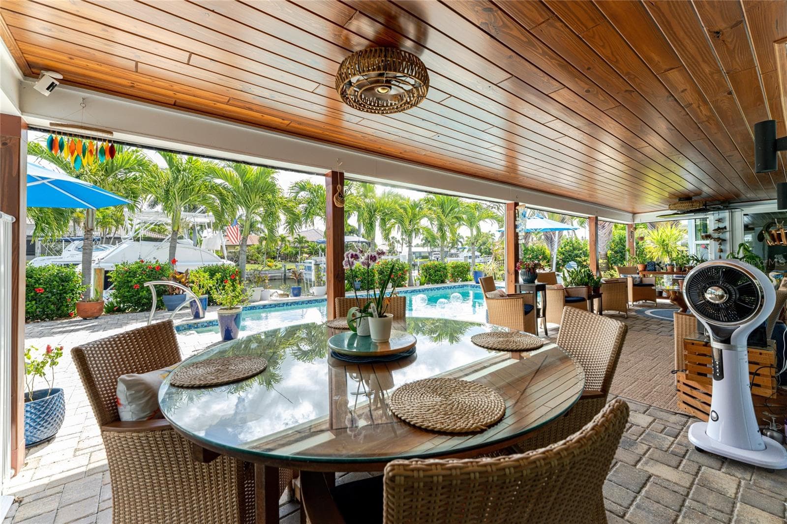 Fandeliers offer a balmy breeze year round - 80 SABAL DR, PUNTA GORDA