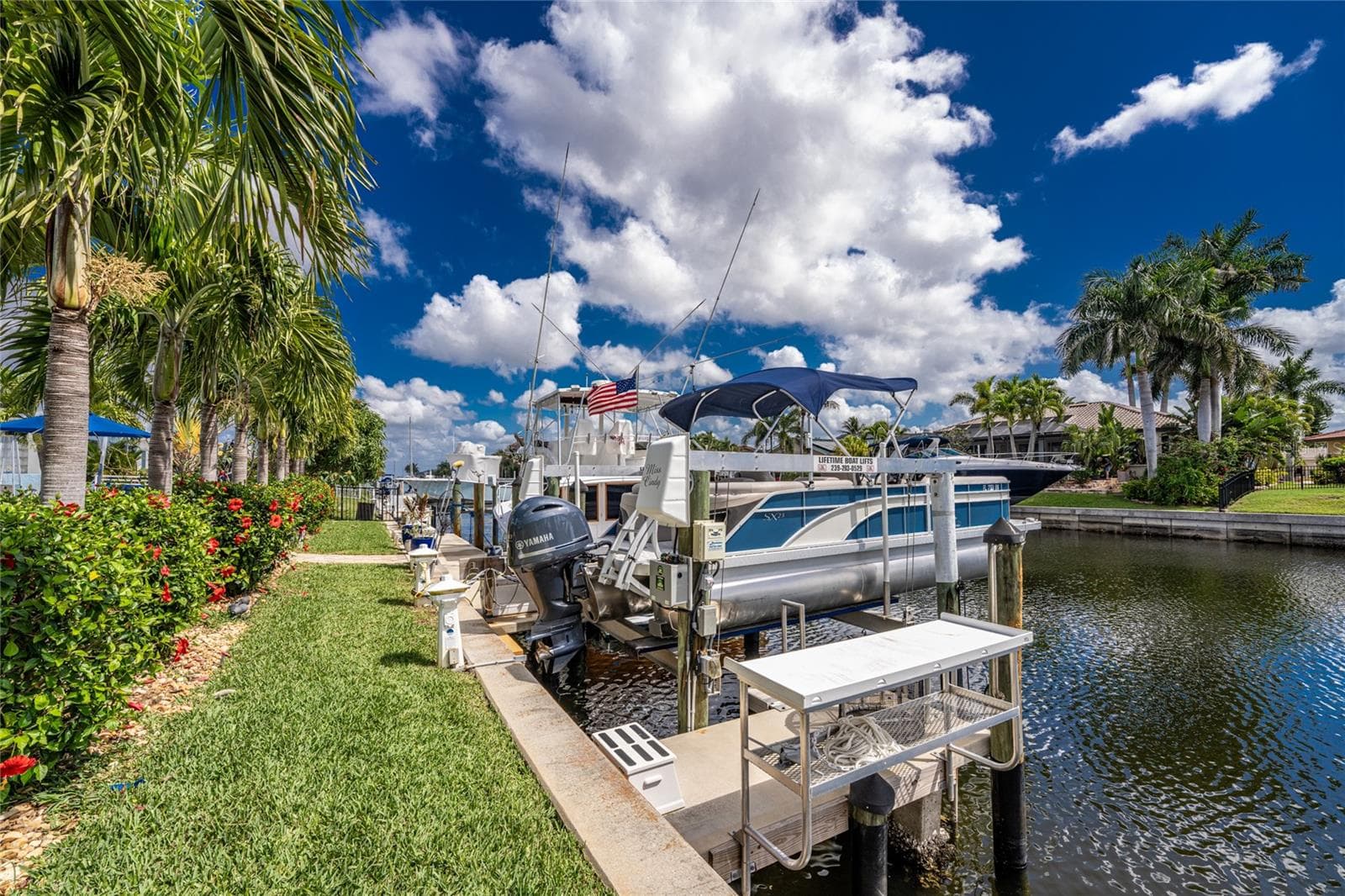 8 Ft Finger Dock - 10 K  Boat Lift - - 80 SABAL DR, PUNTA GORDA