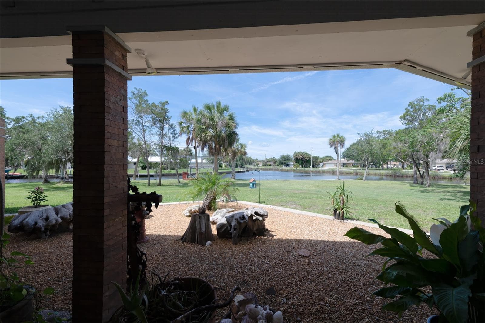 View from Lanai - 11580 W DIXIE SHORES DR, CRYSTAL RIVER