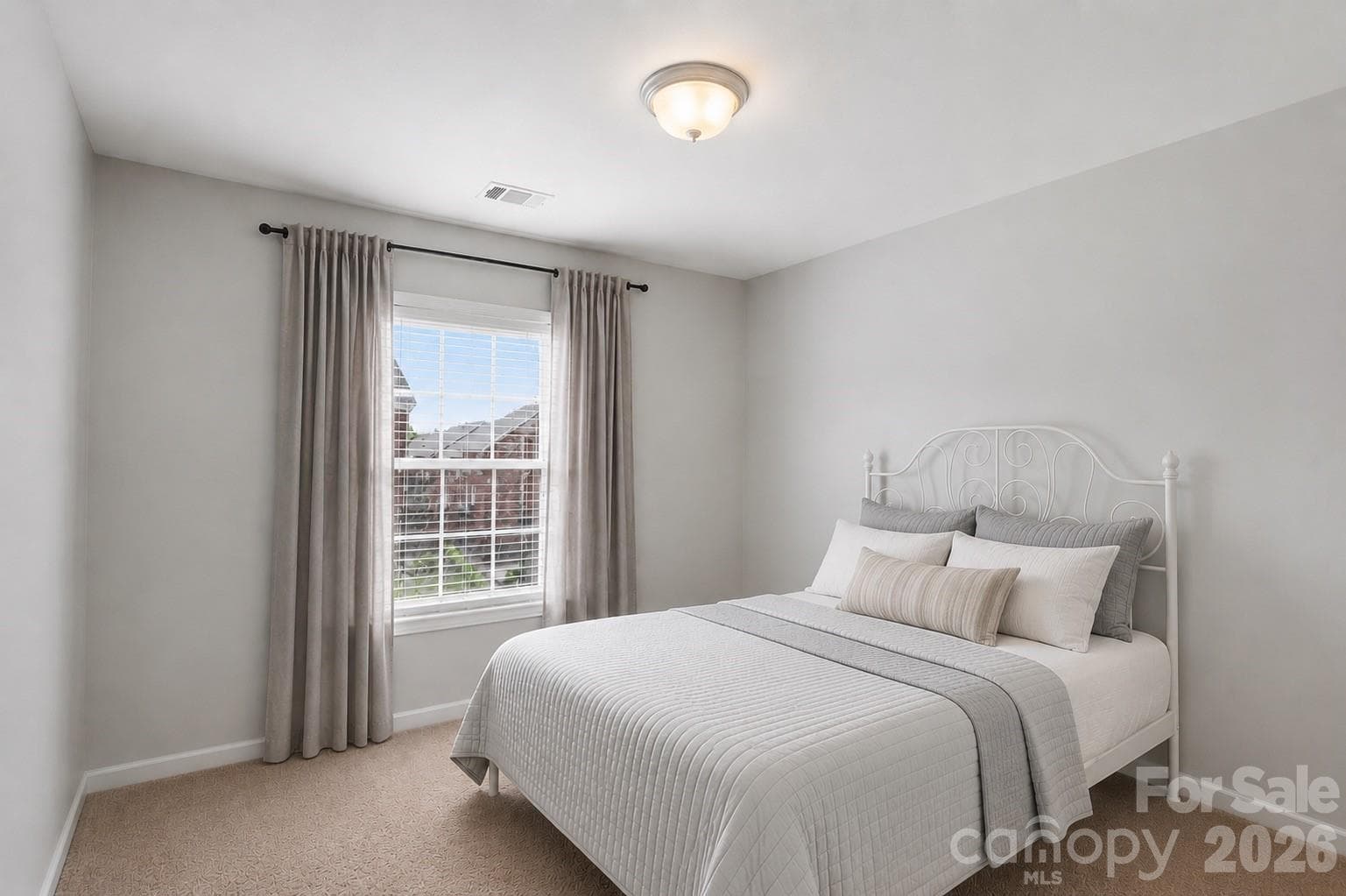 Level 3- Bedroom #3 - Virtually Staged - 9417 Kings Parade Boulevard, Charlotte