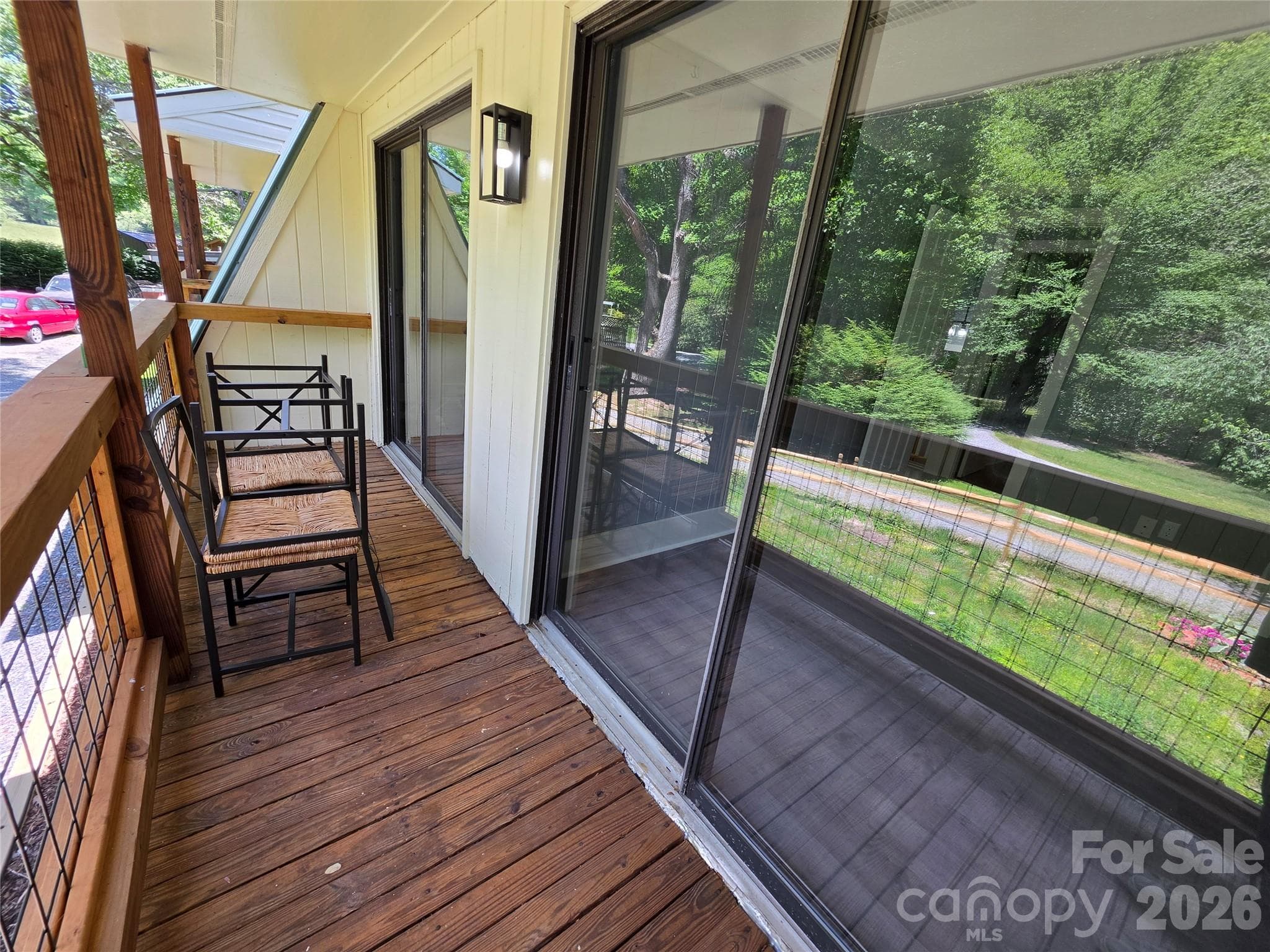 Bedroom #1 and #2 shared balcony - 140 Nestle Road, Boone