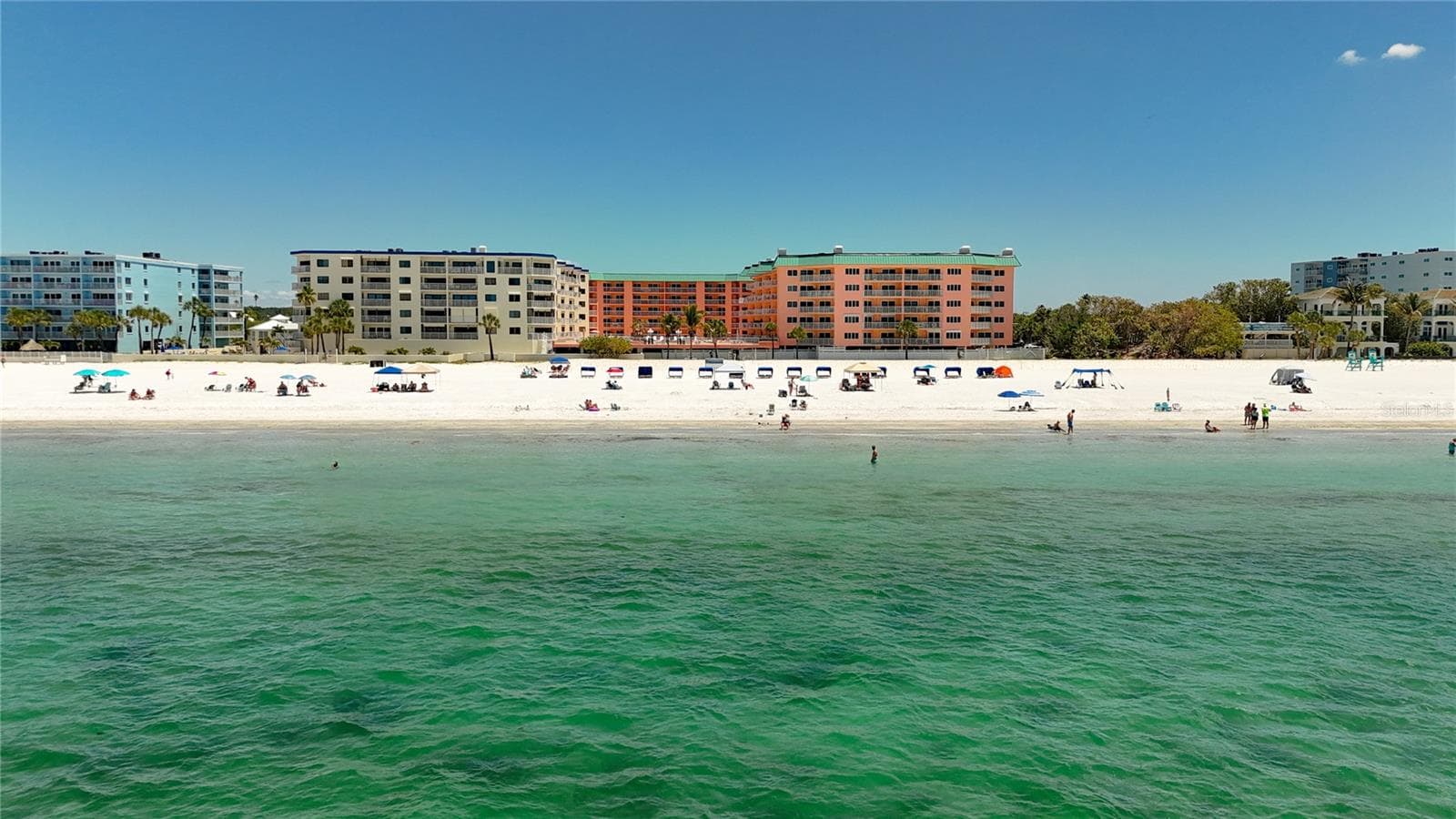 View from Beach - 18400 GULF BLVD #1108, INDIAN SHORES