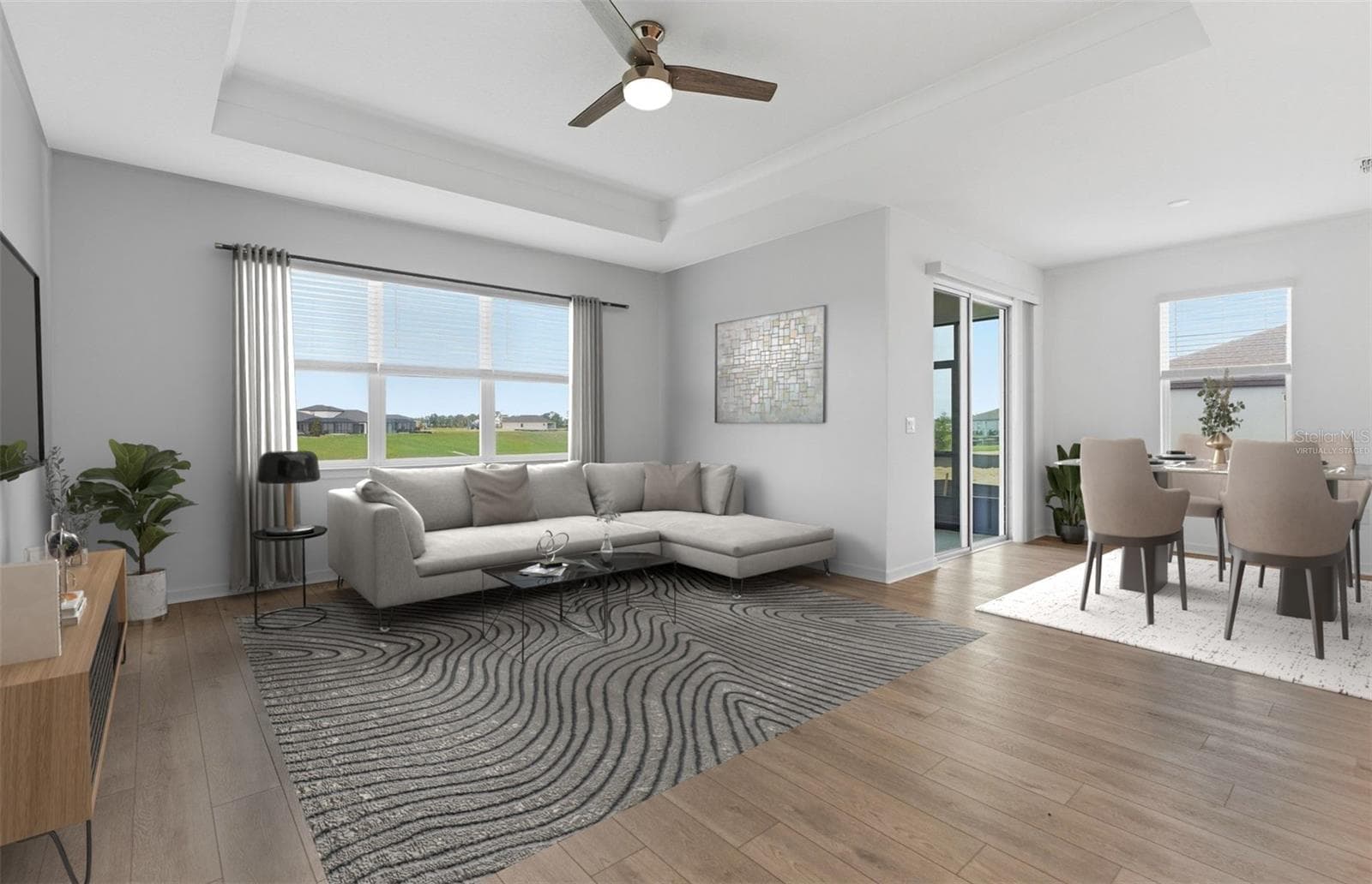 Virtually Staged - Open Gathering Room - 4314 OBSIDIAN DR, SPRING HILL