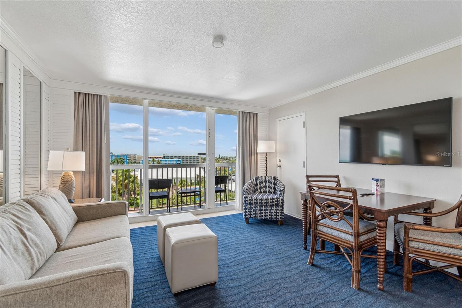 Enjoy sunsets from balcony & evening activities on the grounds. - 5500 GULF BLVD #6241, ST PETE BEACH