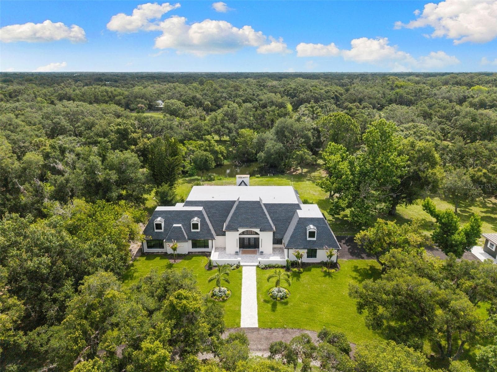 Front exposure- West - 7351 IGUANA DR, SARASOTA