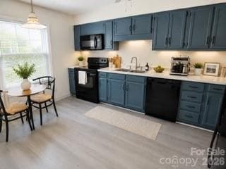 Kitchen Virtually Staged - 2705 N Center Street, Hickory