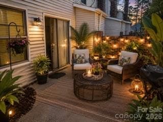 Patio Virtually Staged - 2705 N Center Street, Hickory