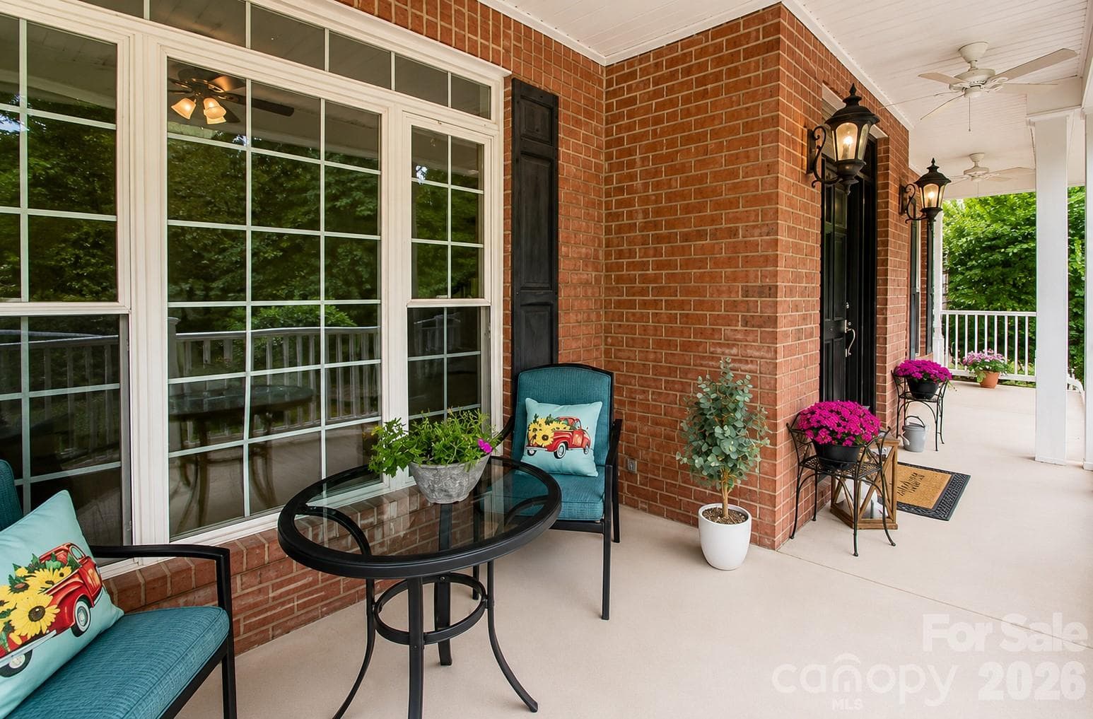 Extra large front porch. - Matthews
