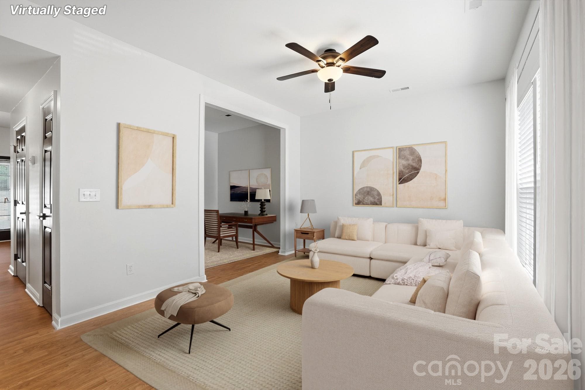 Living into Office  / Virtually Staged - Charlotte