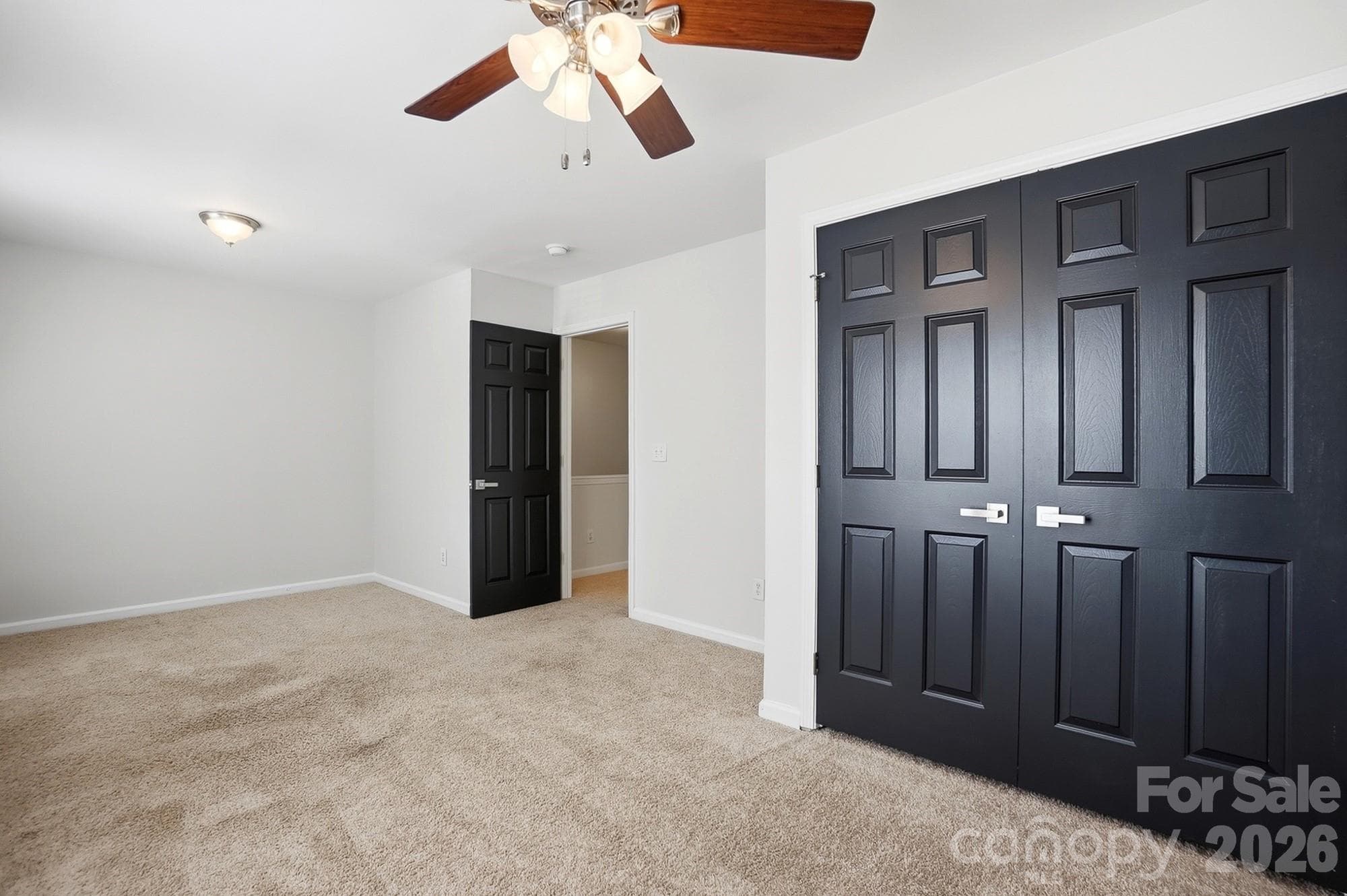 Secondary Bedroom with large closet - Charlotte