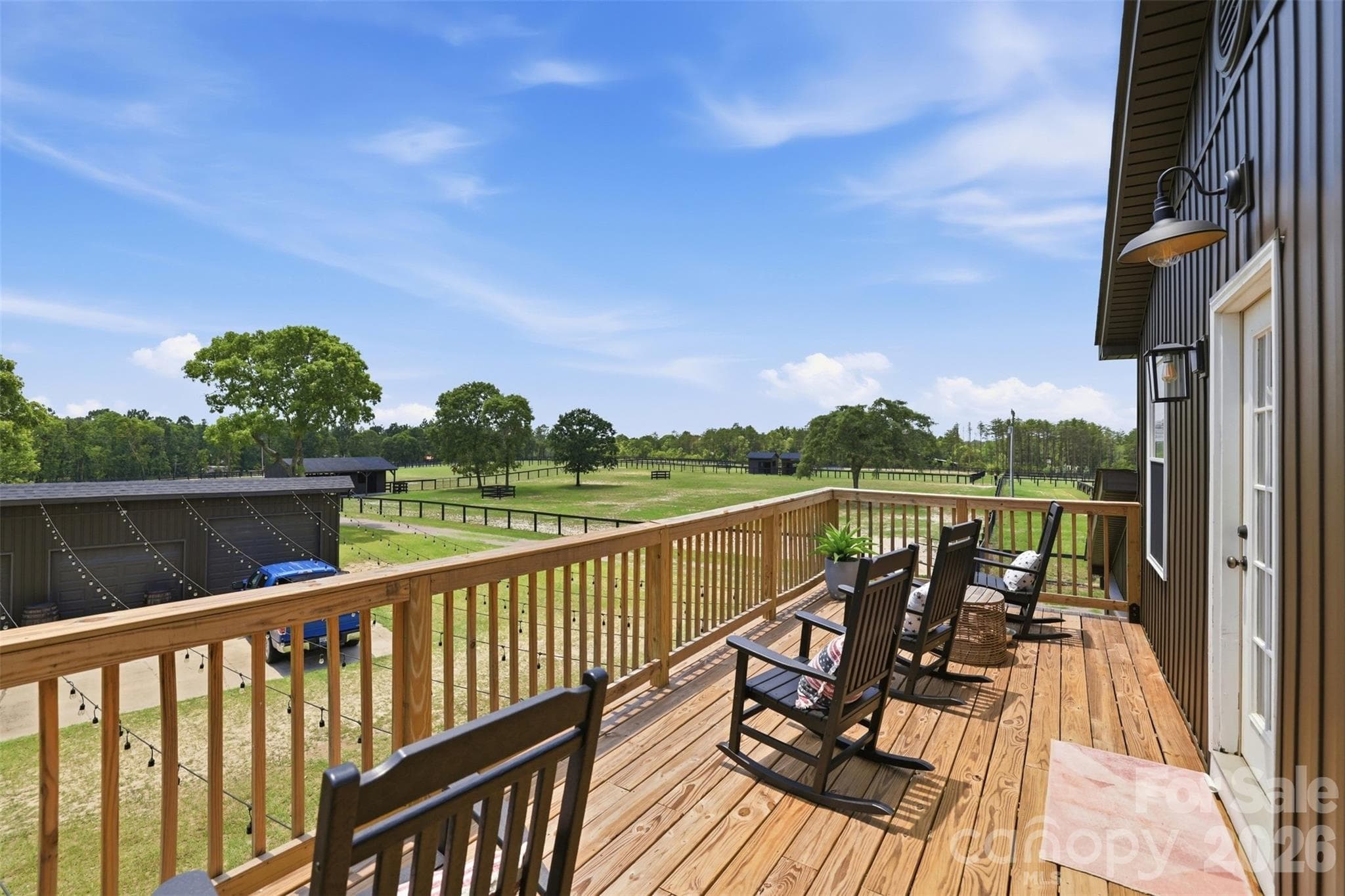 Enjoy the view from the deck of the 2nd living quarters - 8520 Stock Horse Trail, Windsor