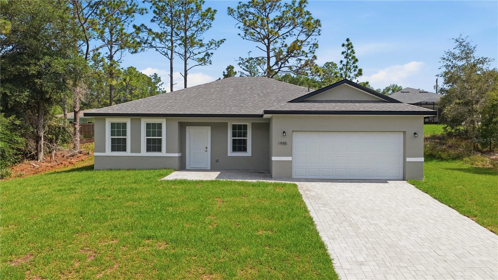 PAVER DRIVEWAY - 1985 W CORRINE ST, DUNNELLON