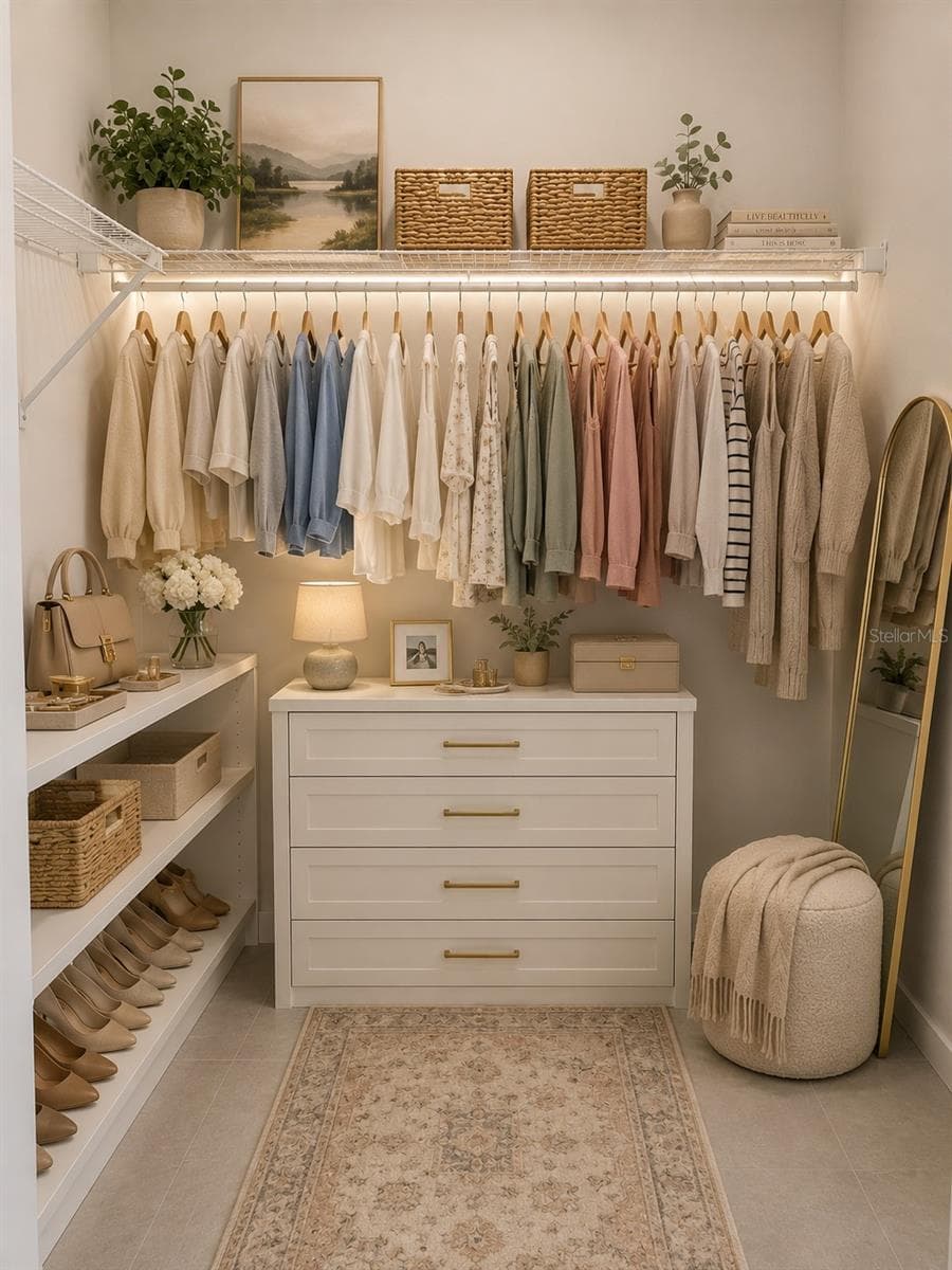 primary walking closet - 2820 W 44 ST, LEHIGH ACRES