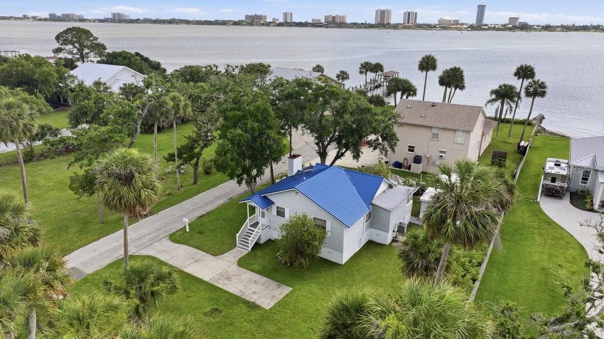 AERIAL VIEW - 105 MCDONALD ST, SOUTH DAYTONA