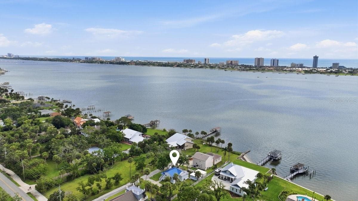 AERIAL VIEW - 105 MCDONALD ST, SOUTH DAYTONA