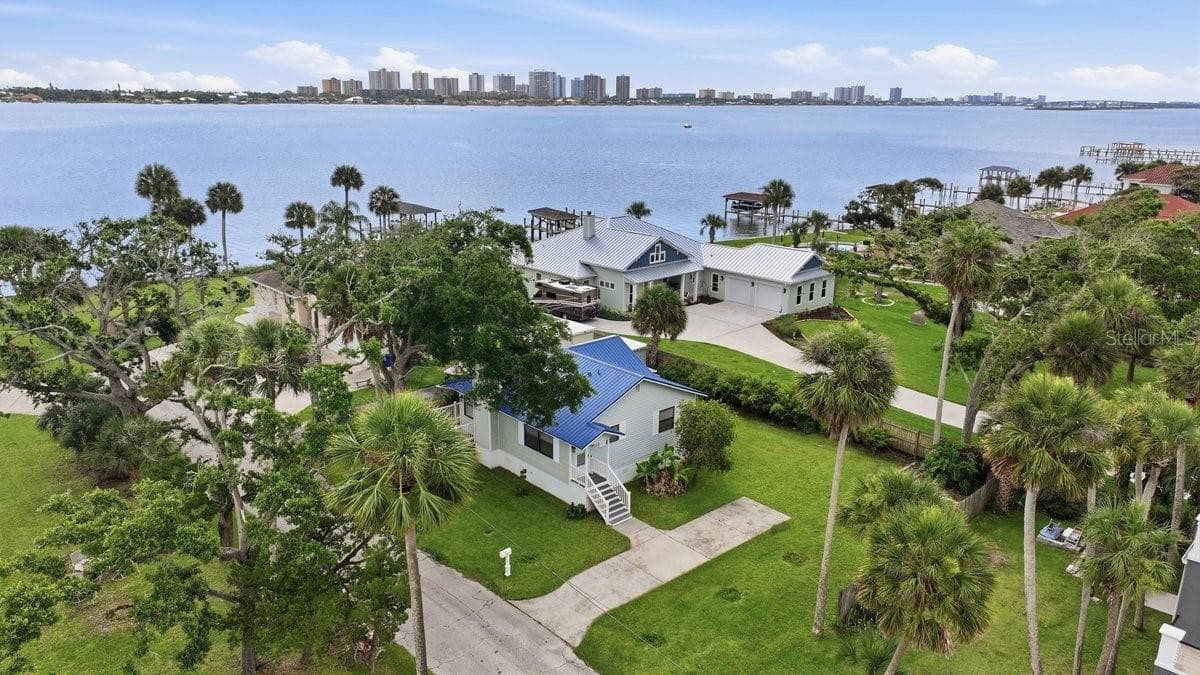 AERIAL VIEW - 105 MCDONALD ST, SOUTH DAYTONA