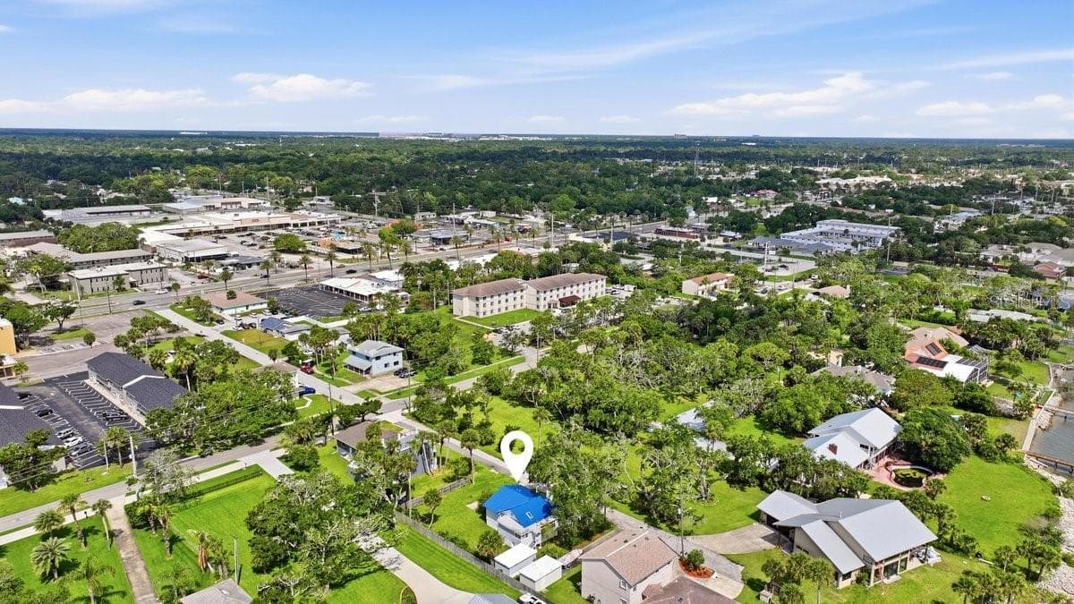 AERIAL VIEW - 105 MCDONALD ST, SOUTH DAYTONA