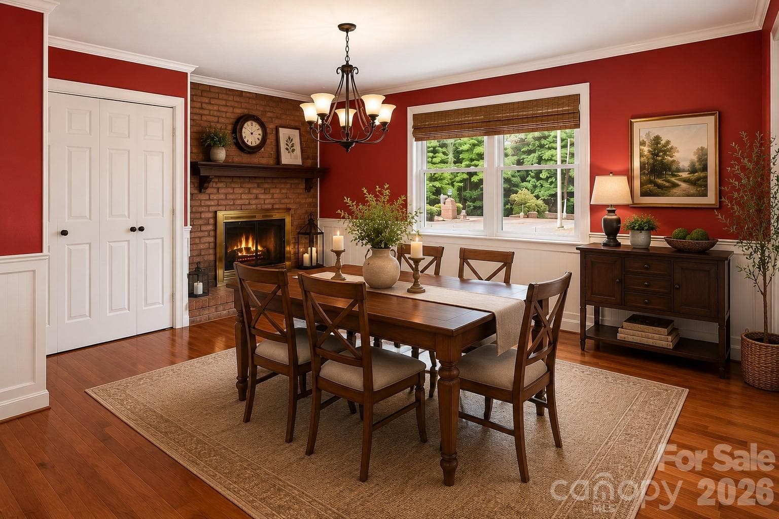 Virtual Staged Dining Room - 5305 Icard Ridge Road, Hickory