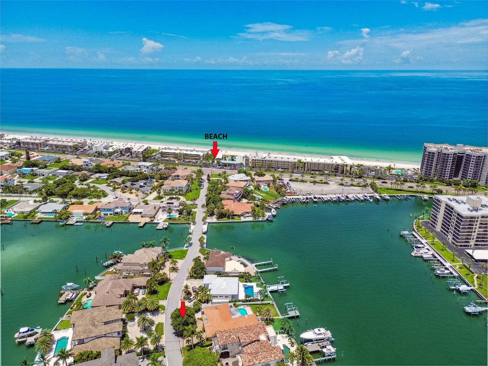 proximity to beach enterance - 205 HARRISON AVE, BELLEAIR BEACH