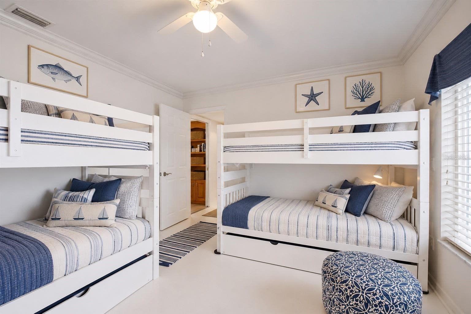 Bedroom 3 - added virtual decoration without alteration to actual space - 205 HARRISON AVE, BELLEAIR BEACH