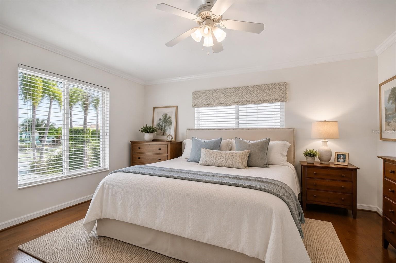 Bedroom 4- added virtual decoration without alteration to actual space - 205 HARRISON AVE, BELLEAIR BEACH